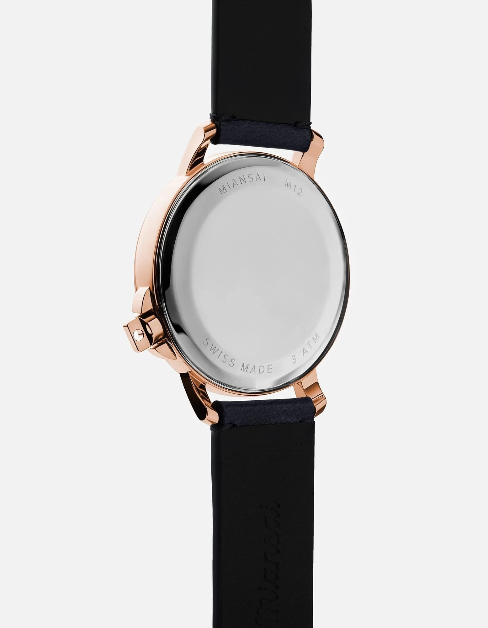 M12 Swiss Rose|White Navy Blue Leather 4 M12 Swiss Rose|White Navy Blue Leather - Image 2