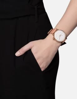 M12 Swiss Rose|White Salmon Leather -Online Fashion Accessories 106 0008 color salmon 03