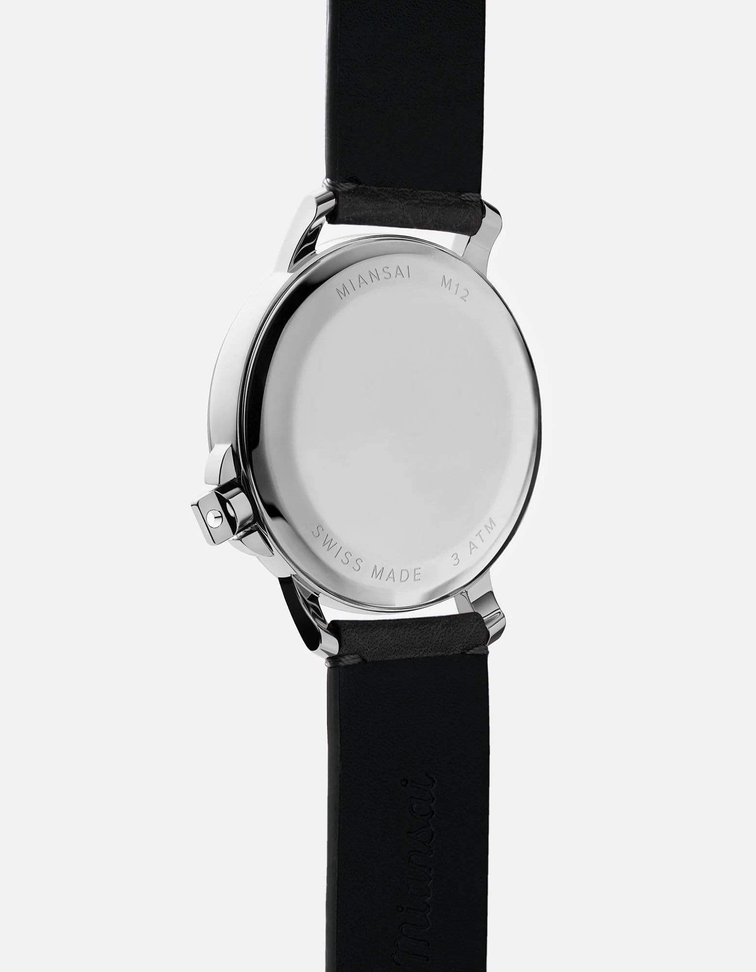 M12 Stainless Steel|Black On Asphalt Leather 4 M12 Stainless Steel|Black On Asphalt Leather - Image 2