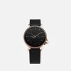 M12 Swiss Rose|Black Black Leather