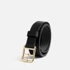 Skinny Belt, Black Leather 1 Skinny Belt, Black Leather -Online Fashion Accessories 110 0015 color black 01