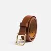Skinny Belt, Cognac Leather 2 Skinny Belt, Cognac Leather -Online Fashion Accessories 110 0016 color cognac 04