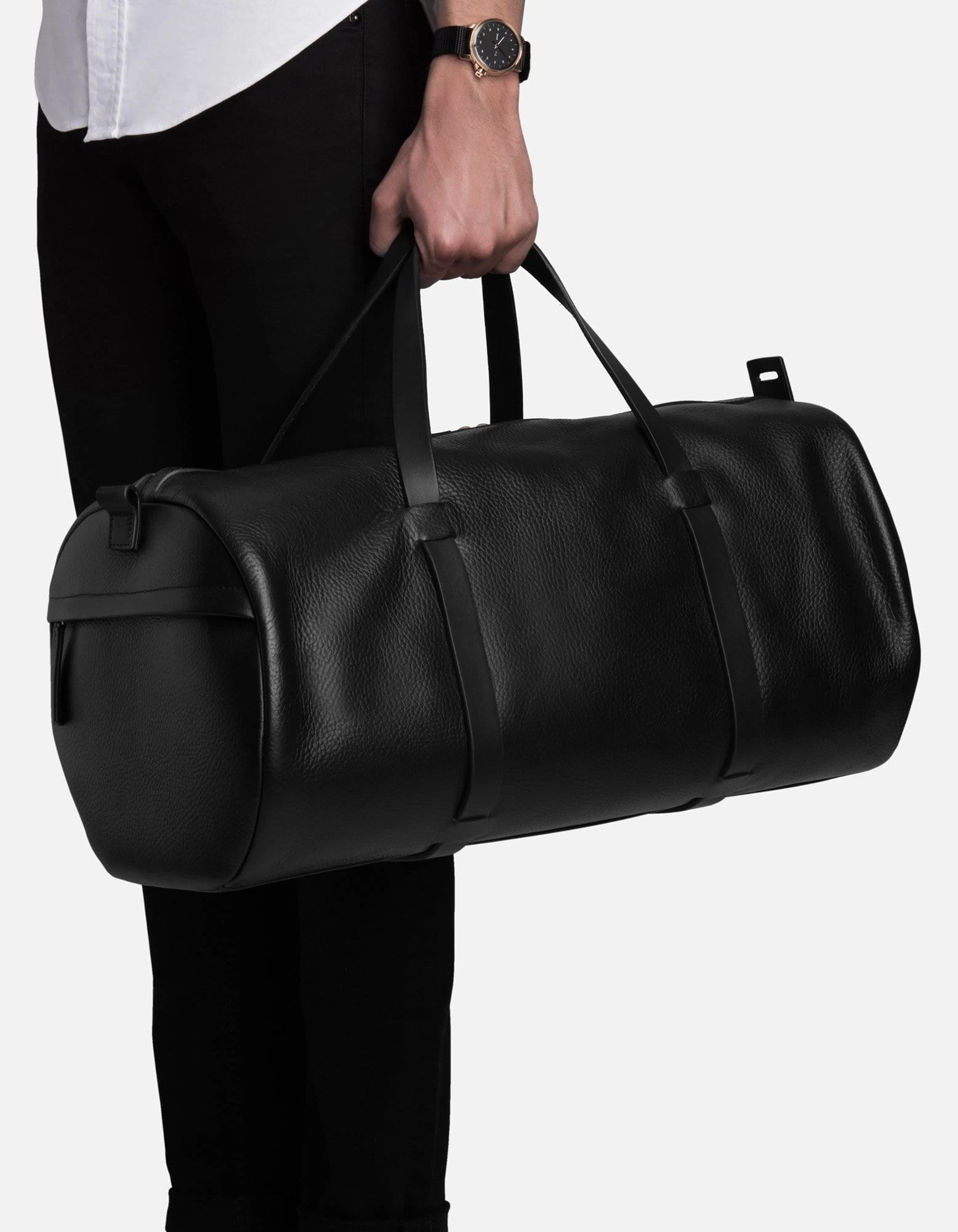 Duval Duffle, Textured Black 6 Duval Duffle, Textured Black - Image 4