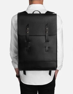 Harbour Rucksack, Textured Black -Online Fashion Accessories 120 0018 color texturedblack 04 c46bde72 a641 4a63 9e01 49a9184ccc36