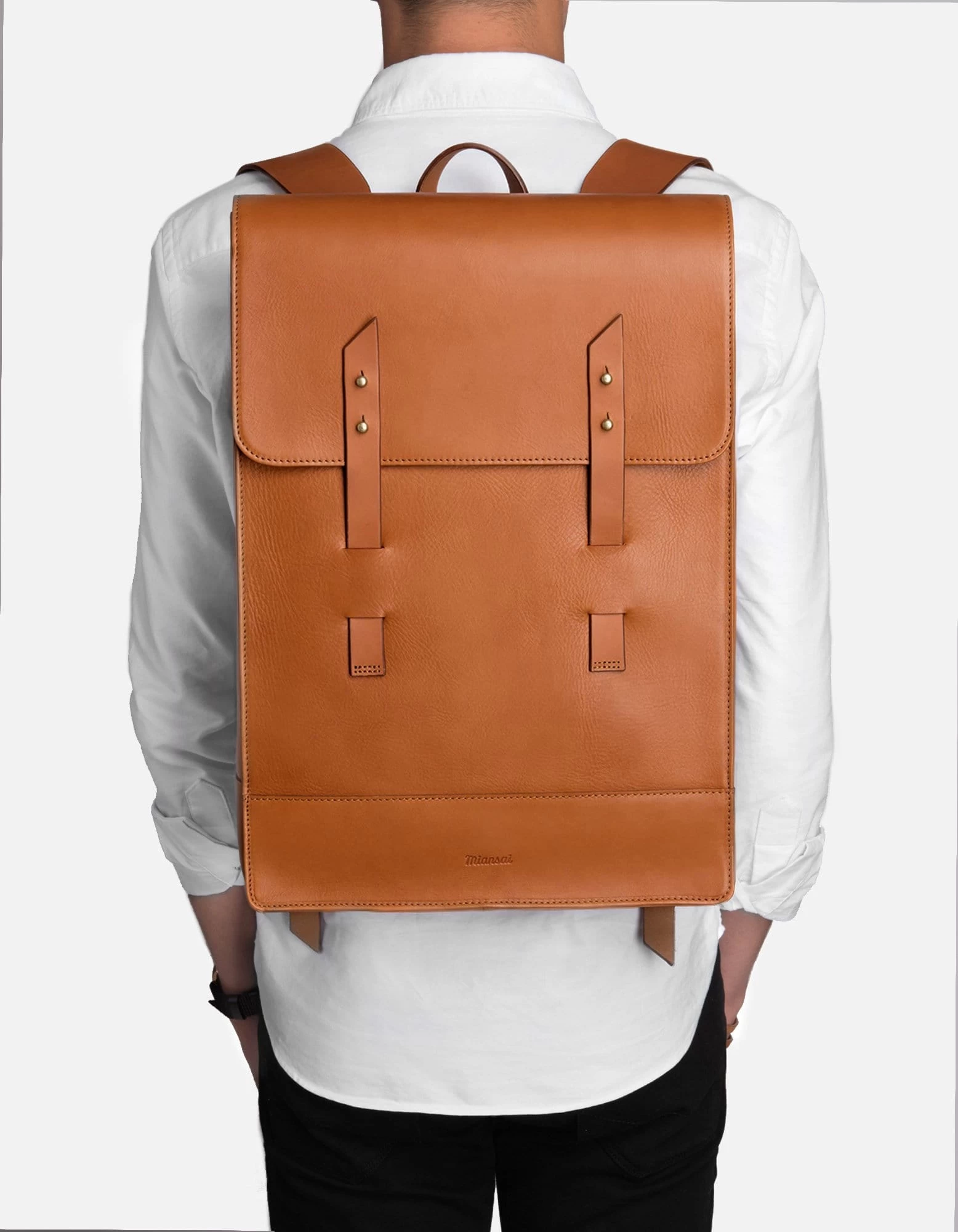 Harbour Rucksack, Vintage Cognac - Image 4