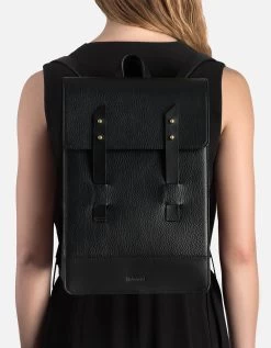 Mini Harbour Rucksack, Textured Black 9 Mini Harbour Rucksack, Textured Black -Online Fashion Accessories 120 0024 color black 04